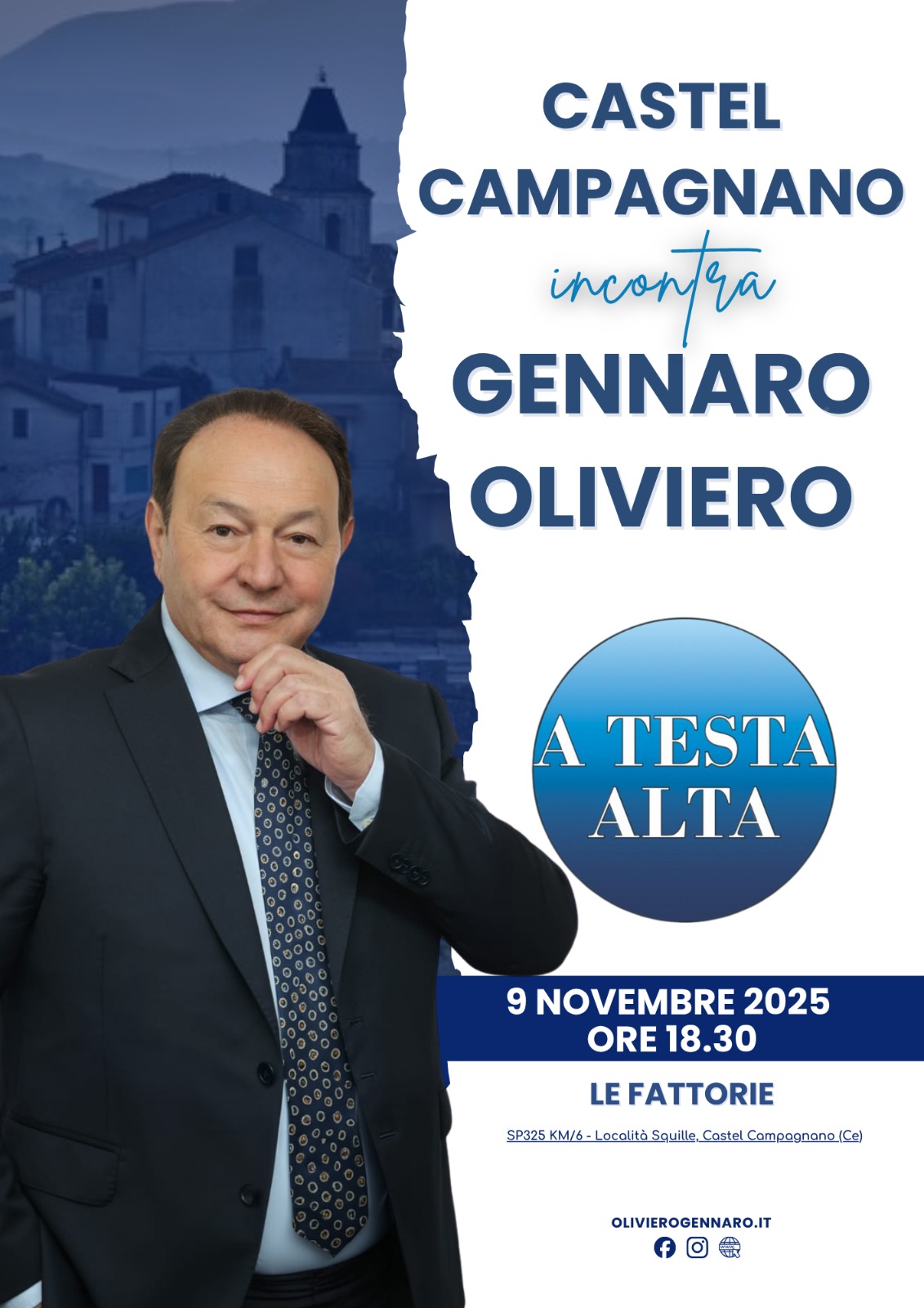 Le Fattorie - Castel Campagnano 9 Novembre 2025  ore 18:30 