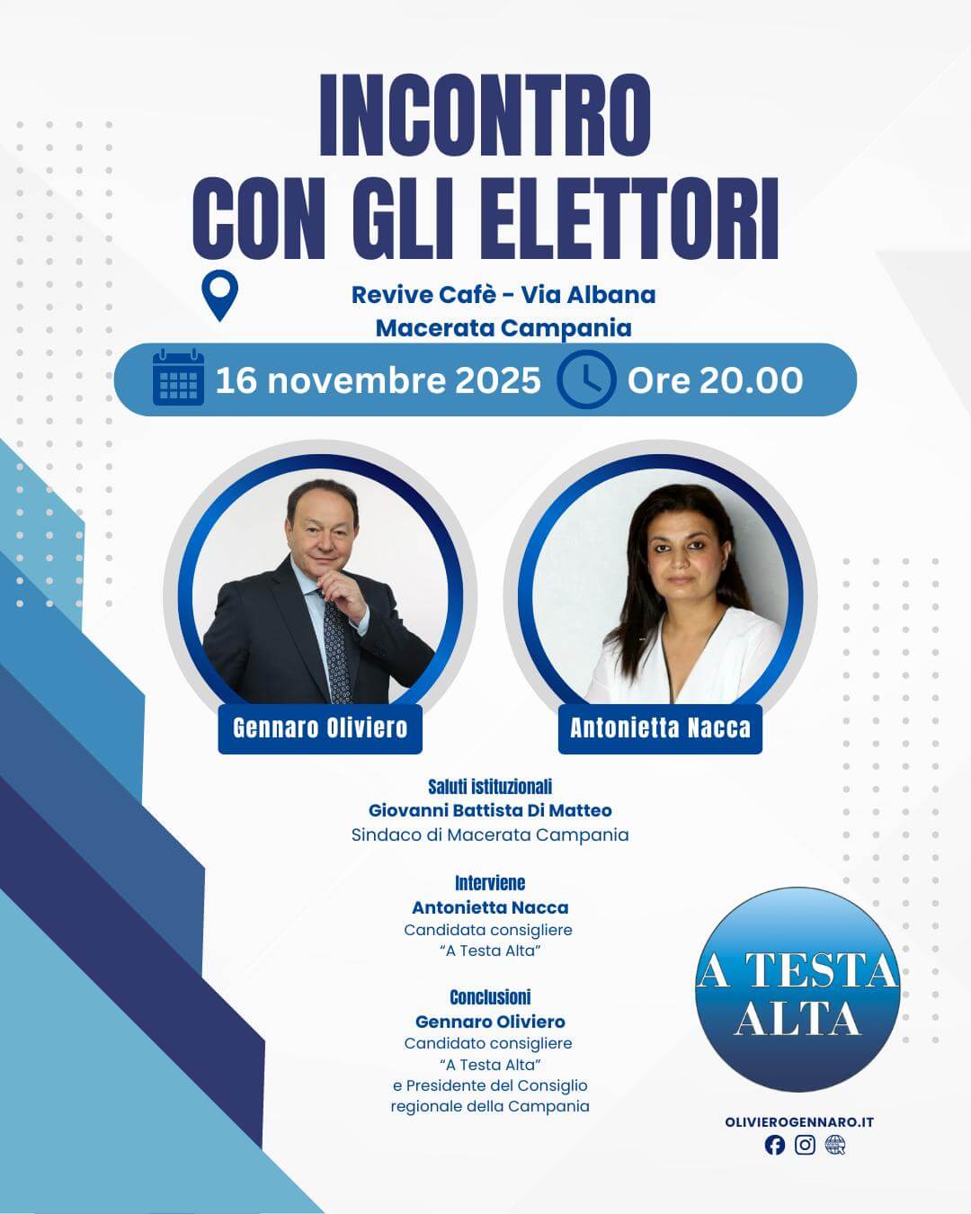 Macerata Campania - 16 Novembre 2025  ore 20:00