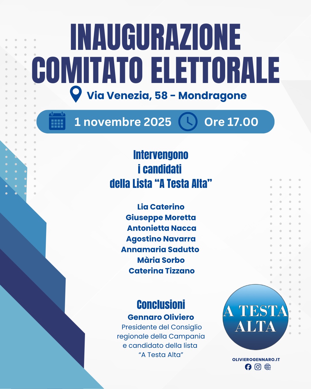 Mondragone 1 Novembre 2025  ore 17:00