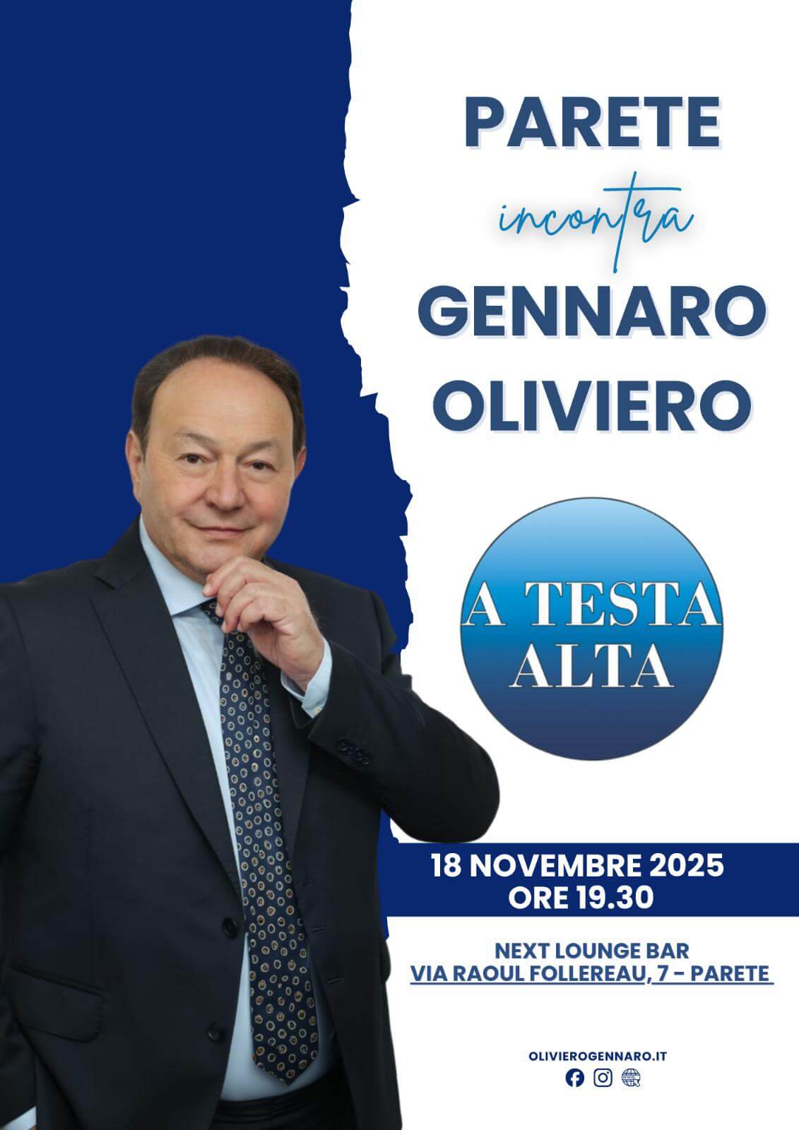 Parete - 18 Novembre 2025  ore 19:30